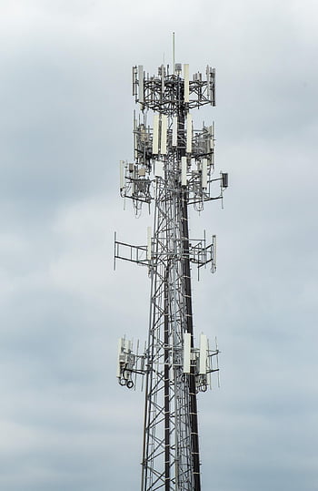 cell Tower, tower, phone, signal, cell, technology, communication, cellular, network, transmission, blue Telephone