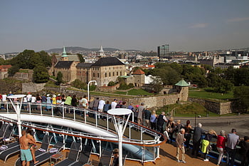 reis, schip, passagiers, prinses cruises, Oslo, Noorwegen