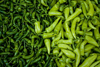 zelená chilis, zaměření fotografie, čerstvé papriky, zelené papriky, chilli papričky, zelené chilli, Detailní papriky, zelená zelenina, zdravé jídlo, tržní produkce, pikantní papriky