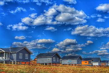 houses, town, village, architecture, plot, home, nsture, nature