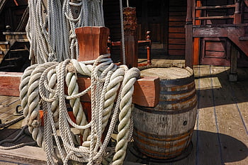 Tauwerk, Seile, Piratenschiff, nautisch, Segeln, Jahrgang, maritim, Wind, historisch, Piraten, Schiff