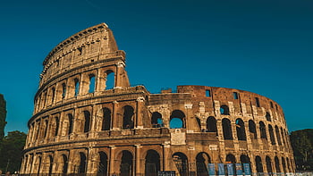 コロシアム、 イタリア、 古代ローマ、 ローマ、 歴史的なアーチ、 夕景、 すばらしい眺め、 日没時のコロッセオ、 ローマ建築、 イタリアのランドマーク、 旅行先