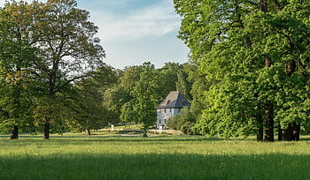 zahradní kůlna, weimar, goethe, budova, Dům, cestovat, Durynsko, Německo, Evropa, stromy, zahrada