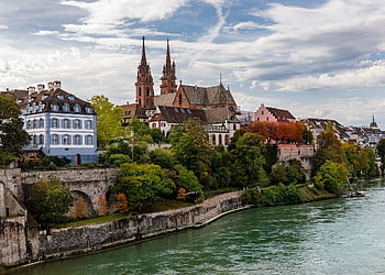 Münster, Basel, Rhein, Kirche, Kapelle, Wahrzeichen, Kirchtürme, Schweiz, Gebäude, Touristenattraktion
