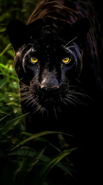 panter, kat, dyr, natur, dyreliv, kæledyr, vild, feline, pattedyr, rovdyr, hoved