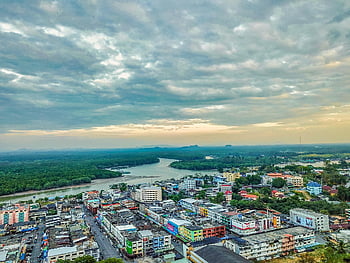 krabi, view, sky, thailand, landscape, nature, the Sun, clouds, the Coast, travel, island