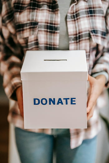 donation box, donate, charity, support, close-up, person holding, anonymous person, charity box, donation, giving, fundraising