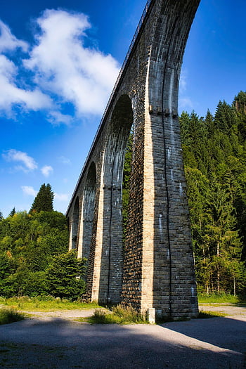 bridge, black Forest, ravenna Gorge, canyon, railroad Bridge, breitnau, germany, architecture