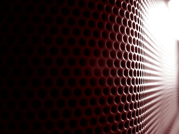 赤い柵、 クローズアップ写真、 穿孔表面、 抽象的なデザイン、 グラデーションライト、 クローズアップビュー、 赤い穴あき、 抽象要素、 光勾配、 デザイン要素、 表面の質感