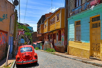 valparaiso, chile, colours, colorful, color, colors, city
