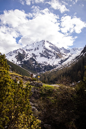 muttekopf, imst, alpy, tirol, natur, landschaft, himmel, wölken, schnee, frühling