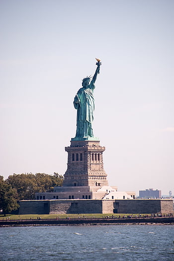 socha svobody, New York, usa, svoboda, Amerika, památník, socha, mezník, Manhattan, město, nyc