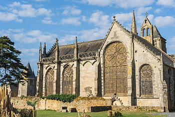kostel, bazilika, Bazilika Panny Marie Folgoet, katedrála, gotická architektura, fasáda, architektura, Notre Dame du Folgoet, brittany, Francie