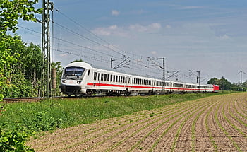 intercity Train, ic, deutsche Bahn, control Car, electric Locomotive, br101, br 101, railroad, rail Transport, main Line, db