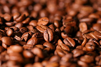 chicchi di caffè tostati marroni, fotografia ravvicinata, chicchi di caffè aromatici, Amanti della caffeina, immagine dettagliata, chicchi di caffè, caffè tostato, avvicinamento, caffè, fagioli, aromatico