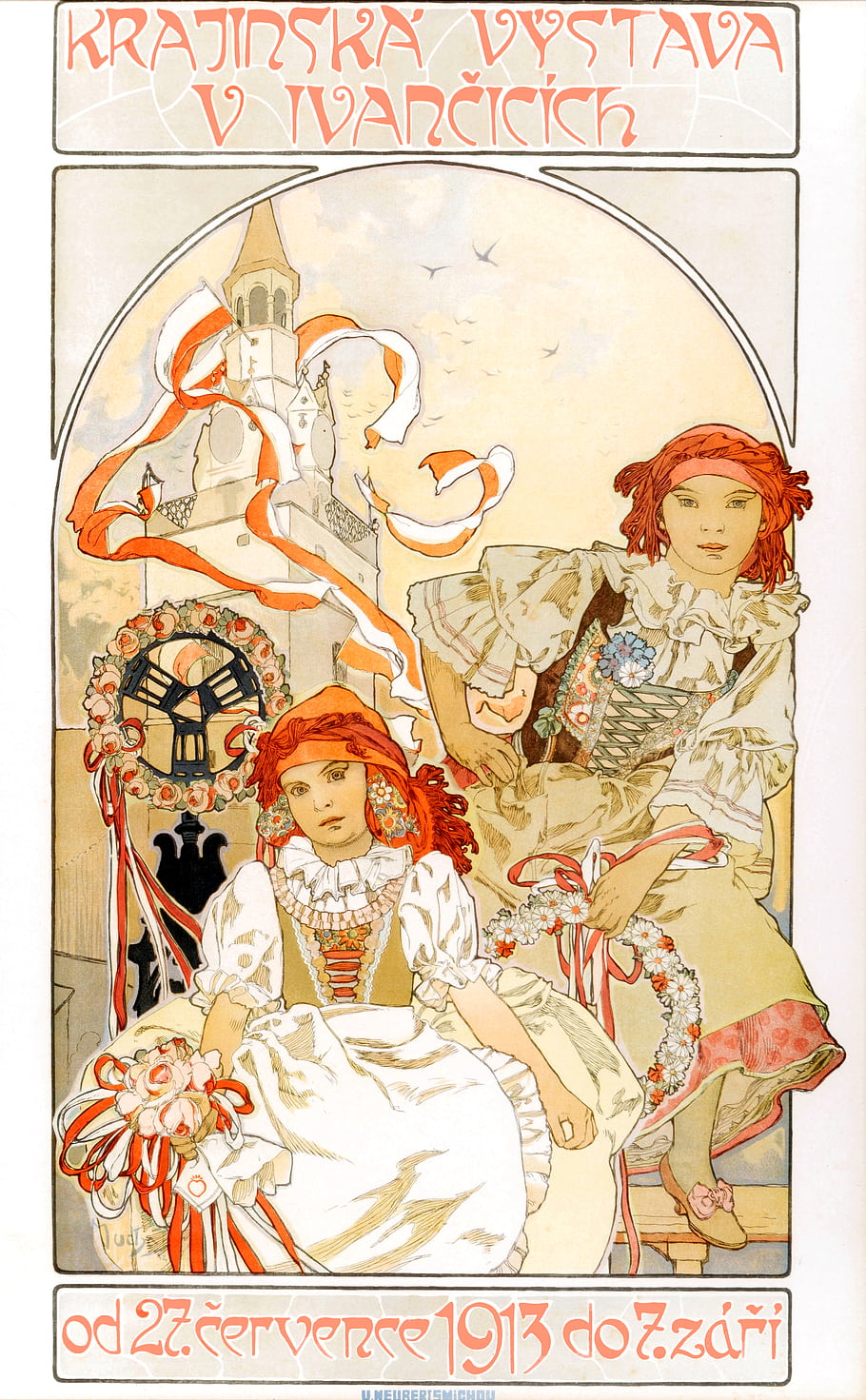 κρασί, απεικόνιση, πολύ, Art Nouveau, jugendstil, modernismo, γραφικό σχέδιο, czechia, τυπογραφία, αφίσα, παιδιά