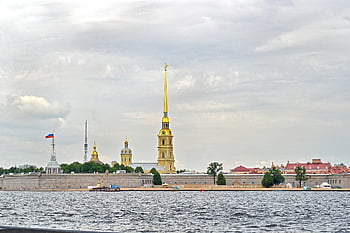 peter And Paul Fortress, st Petersburg, river, city, russia, saint Petersburg