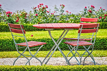 table, chairs, garden, al Fresco, beer Garden, restaurant, al Fresco Dining, cozy, nature, outdoors