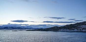 Norsko, zimní, moře, oceán, atlantický, sníh, nordkapp, Příroda, Skandinávie, fjord, lofoty