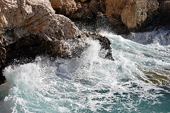 waves, smashing, coast, rocky Coast, rough Sea, sea, nature, seascape, ocean, foam, spray