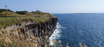 Jeju, songaksan, isola di Jeju, olle branchia, viaggio, natura, oceano, Jeju mare, paesaggio, scogliera, roccia