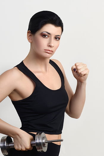sportiv, femeie, fitness, sala, fată, exercițiu, sănătate, Instruire, sport