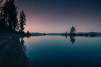 jezero, voda, krajina, nebe, tahoe, modrý, hora, dovolená, Příroda, pobřeží, relaxovat