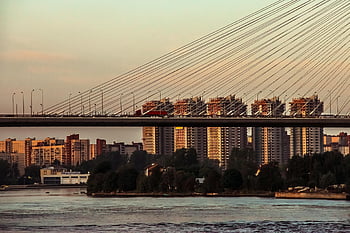 evening, river, sunset, water, twilight, architecture, tourism, sky, travels, city, st Petersburg