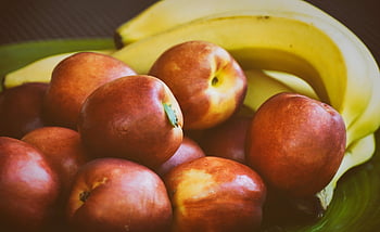 banány, nektarinek, ovoce, vegetariánský, báječný, zdravý, jídlo, šťavnatý, Rodina jádrového ovoce, Příroda, stálý život