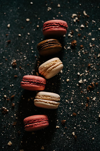 macarons, pastry, dessert, snack, food, phone Wallpaper, confection, sweets, treat, french Macaroons, aesthetic Wallpaper