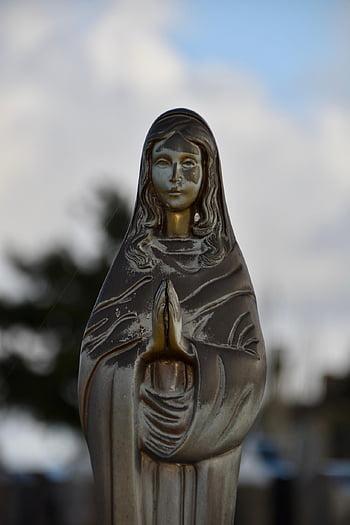 statue Of Mary, statue, sculpture, saint, mary, holy Virgin, woman Statue, catholic, christianity, religion, religious Figure