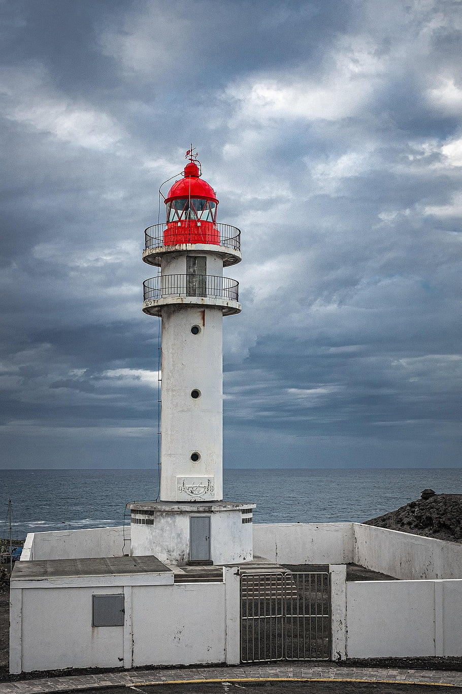 lighthouse, nature, vacations, coast, heaven, grancanaria, taliarte, clouds, atlantic, landmark, water