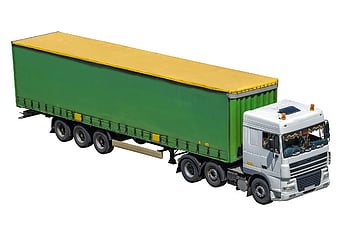 cargo, transportation, truck, container, white, vehicle, freight, trucking, industry, blank, objects