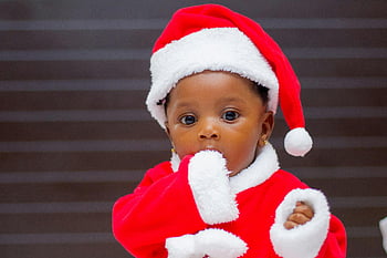 dítě, kostým santa, duch Vánoc, roztomilé dítě, klobouk santa, Slavnostní oblečení, Prázdninový oděv, vánoční téma, rozkošný, Slavnostní dítě