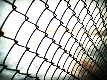 šedý kovový plot, Rusty řetězový spojovací plot, rozmazané pozadí, Textury plotu, Podrobný obrázek plotu, kovový plot, řetěz, plot detail, detail plotu, plot textura, rezavý plot
