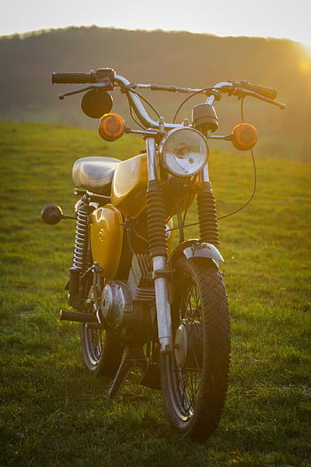 simson Motorcycle, motorcycle, nature, motorbike, sunset