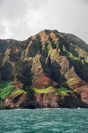 hawaii, na pali, pobřeží, krajina, kauai