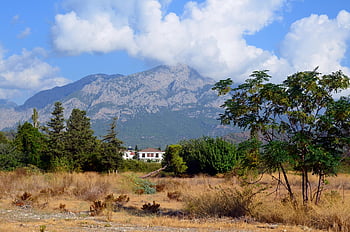 ภูเขา, ภูมิประเทศ, ท้องฟ้า, เมฆ, ฤดูร้อน, ไก่งวง, Kemer, ธรรมชาติ, หมู่บ้าน, การเดินทาง