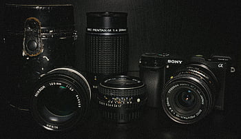 Black Sony DSLR, camera, lens, photography, Sony Alpha, digital camera, camera equipment, camera lenses, DSLR camera, camera gear, Sony camera