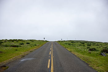 rural, route, paysage, destination, Voyage, conduite, chaussée, asphalte, terrain, la nature, en plein air