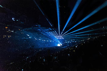 concert, light show, music enthusiasts, electrifying concert, captivating light show, arena, stage lighting, live music, concert crowd, laser lights, music event
