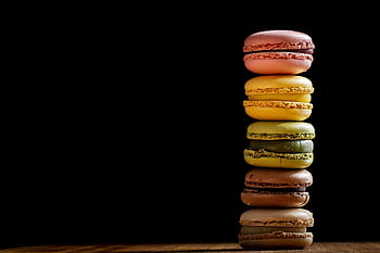 macarons, macaron, dezert, francouzština, růžový, Lahodné, sladký, pastel, značka, sladkost, cookies