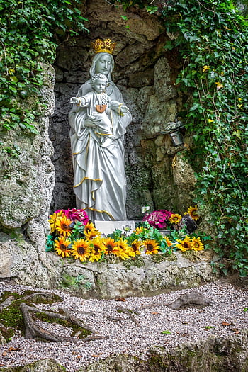 matka Boží, sochařství, maria, křesťanství, náboženství, svatý, postava, křesťan, věřte, žena, socha
