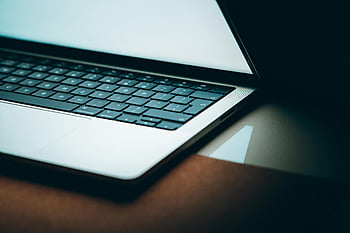 bærbar, tæt på, moderne bærbar computer, tastatur, baggrundsbelyst display, Slank design, laptop tastatur, moderne design, teknologi, computer, elektronik