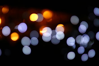 onscherpe afbeelding, verlichte lichten, nacht, kleurrijke bokeh, levendige abstracte, donkere achtergrond, Bokeh -cirkels, nachtlichten, abstract ontwerp, bokeh effect, nacht scene