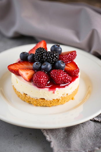 ai Generated, strawberry Cake, berry Cake, cake, food, pastry, dessert, sweet, fruits, berries, realistic Ai
