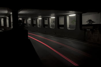 tunnel, underpass, light, long Exposure, passage, dark, architecture, road, concrete, building, lighting