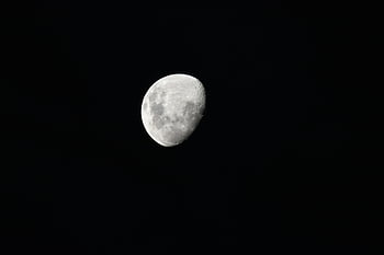 Moon, night sky, astrophotography, detailed photograph, crisp image, lunar surface, celestial body, astronomy, dark sky, half moon, lunar features