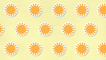 cutout paper, bacteria, light background, colorful microorganism, seamless pattern, cutouts, orange, yellow, artistic design, paper art, decorative pattern