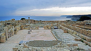 Kypr, ruiny, archeologie, krajina, starověké místo, historické místo, výkop, starověké civilizace, mezník, památník, středomoří